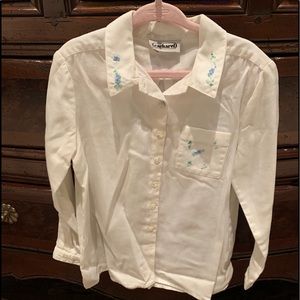 Cacharel Paris vintage girls designer blou…